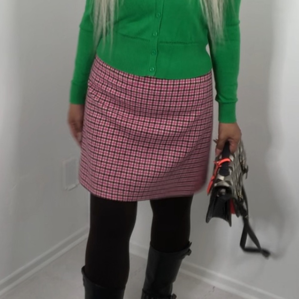J. Crew Wool Miniskirt Size 10